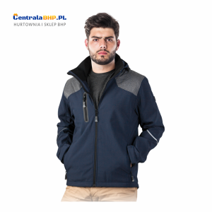 Kurtka Zimowa Softshell Robocza Męska Ocieplana LH-Horn Reis 
