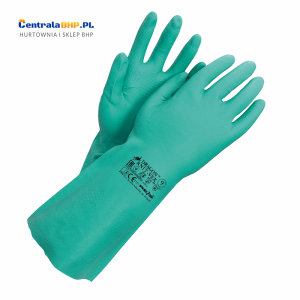 Rękawice Robocze Kwasoodporne Nitrylowe RNIT - VEX Reis Opakowanie Zbiorcze 12 Par 
