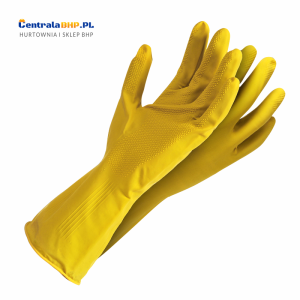 Rękawice Robocze Gospodarcze Gumowe Powlekane RFROSE Reis Opakowanie Zbiorcze 12 Par 