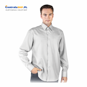 Koszula Wyjściowa Męska KWDR Długi Rękaw Reis Biała