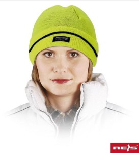 Czapka Ocieplana Ochronna Zimowa Robocza Thinsulate CZBAW-THINSULATE Reis Żółta
