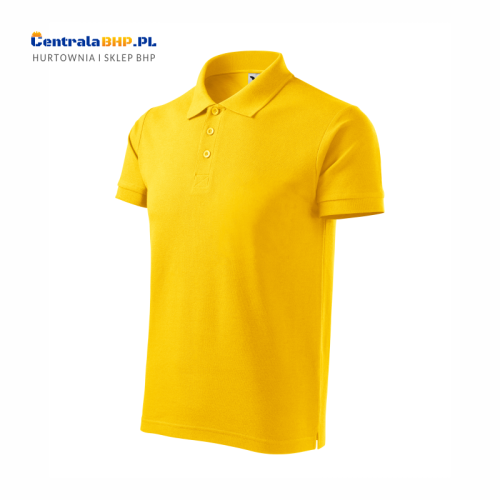 polo męska cotton heavy 215 żółta a.png