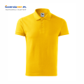 polo męska cotton heavy 215 żółta b.png