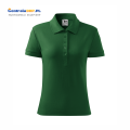 polo damska cotton heavy 216 zieleń butelkowa b.png