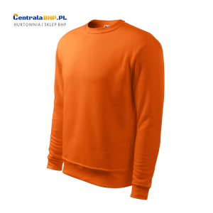 Wysokiej jakości bluza bawełniana męska uniwersalna bluza na okrągło ESSENTIAL 406 kolor: pomarańczowy
