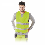 Kamizelka Ostrzegawcza Seledynowa KOS Reis