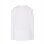 Koszulka bawełniana z długim rękawem t-shirt męski 100% bawełna JHK TSRA150LS white