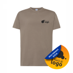 Koszulka Bawełniana JHK 150g Z Dowolnym Nadrukiem Małym Jednokolorowym zinc