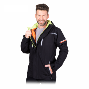 Kurtka ochronna z kapturem z elementami odblaskowymi LH-FINLAND