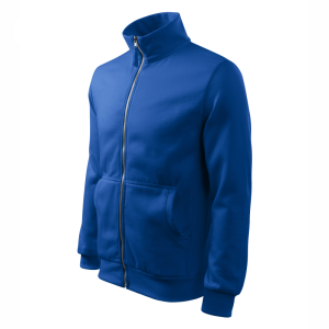 Bluza męska robocza sportowa reklamowa rozpinana bez kaptura ADVENTURE 407 Adler Malfini niebieska chaber