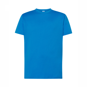 Koszulka T-shirt  Męska Robocza Reklamowa Pod Nadruk JHK Gramatura 150g Niebieski Aqua
