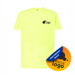 Koszulka Bawełniana JHK 150g Z Dowolnym Nadrukiem Małym Jednokolorowym gold fluor