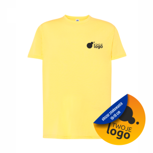 Koszulka Bawełniana JHK 150g Z Dowolnym Nadrukiem Małym Jednokolorowym orange fluor