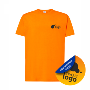 Koszulka Bawełniana JHK 150g Z Dowolnym Nadrukiem Małym Jednokolorowym orange