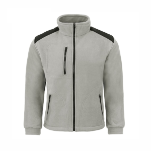 Bluza Polar Męska Robocza Reklamowa Ochronna JHK FLRA 340 Premium light grey-black
