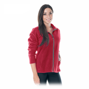 Bluza polarowa damska POLLADY polar damski czerwony Reis