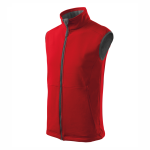 Softshell kamizelka bezrękawnik męski VISION 517 z polarem Malfini czerwony