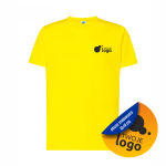 Koszulka Bawełniana JHK 150g Z Dowolnym Nadrukiem Małym Jednokolorowym gold