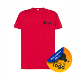 Koszulka Bawełniana JHK 150g Z Dowolnym Nadrukiem Małym Jednokolorowym canary red