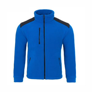 Bluza Polar Męska Robocza Reklamowa Ochronna JHK FLRA 340 Premium royal blue-black