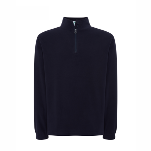 Polar męski z krótkim zamkiem Mikropolar MICRO FLEECE MAN JHK navy
