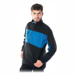 Bluza polarowa robocza dwukolorowa POLAR DOBLE czarno-niebieska Reis
