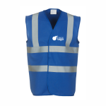 Kamizelka Odblaskowa Robocza Yoko Z Małym Nadrukiem Jednokolorowym Chaber