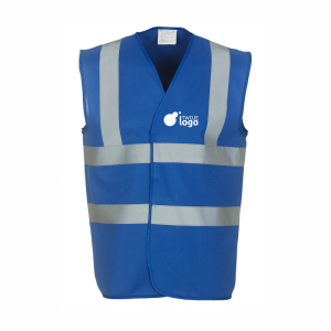 Kamizelka Odblaskowa Robocza Yoko Z Małym Nadrukiem Jednokolorowym Chaber