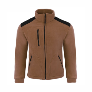 Bluza Polar Męska Robocza Reklamowa Ochronna JHK FLRA 340 Premium brown-black