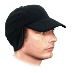 Czapka Zimowa Robocza Uszatka CZOPOLAR Reis Czarna