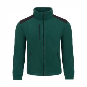 Bluza Polar Męska Robocza Reklamowa Ochronna JHK FLRA 340 Premium bottle green-black