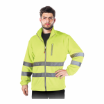 Bluza Polar Robocza Ochronna Ostrzegawcza Z Pasami Odblaskowymi POLSTRIP Reis żółta
