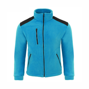 Bluza Polar Męska Robocza Reklamowa Ochronna JHK FLRA 340 Premium azurre-black