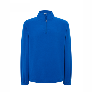 Polar męski z krótkim zamkiem Mikropolar MICRO FLEECE MAN JHK niebieski chaber