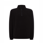 Polar męski z krótkim zamkiem Mikropolar MICRO FLEECE MAN JHK black
