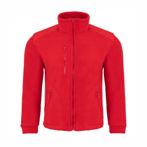 Bluza Polar Męska Robocza Reklamowa Ochronna JHK FLRA 340 Premium red-red