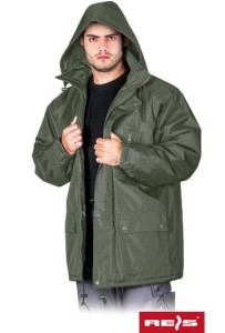 Kurtka Robocza Ochronna Ocieplana Męska Alaska Reis Oliwkowa