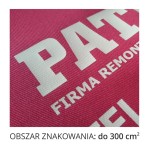 Nadruk flex jednokolorowy duży