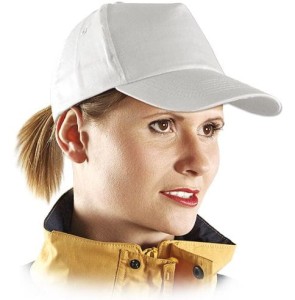 Czapka Z Daszkiem Ochronna Cieńsza CZ Reis Biała