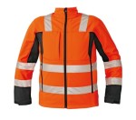 Kurtka robocza ostrzegawcza softshell męski z odblaskami Malton Cerva pomarańczowa