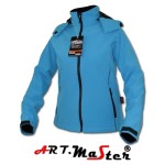 Kurtka damska softshell robocza ochronna ocieplana FINEZJA Art Master niebieska