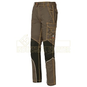 Spodnie robocze męskie ochronne stretch EXTREME STRETCH Industrial Starter brudna zieleń