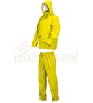 Komplet przeciwdeszczowy kurtka + spodnie do pasa LLUVIA Industrial Starter żółty