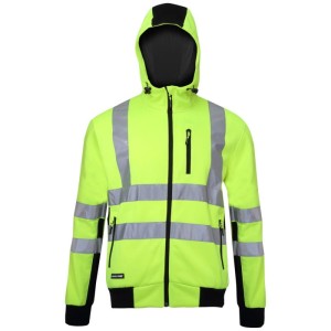Bluza robocza ostrzegawcza męska z odblaskami LAHTI-PRO L401240 żółta