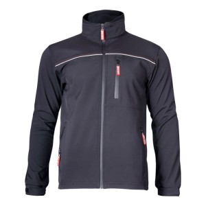Kurtka robocza męska softshell ochronna LAHTI-PRO LPKS1 czarna