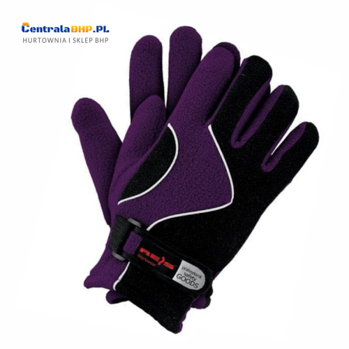 Rękawice Ocieplane Damskie Robocze RPOLTRIAN Fioletowo - Czarne Reis Opakowanie Zbiorcze 12 Par.png