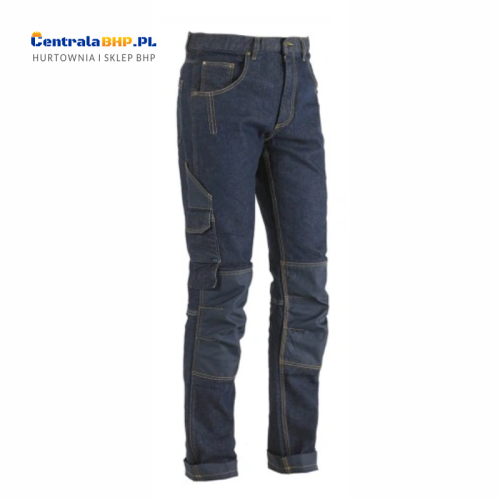 Spodnie robocze męskie ochronne jeans MINER Industrial Starter.png