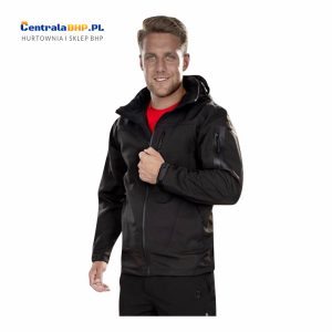 Kurtka robocza softshell męski ochronny SPIRIT Ardon czarny