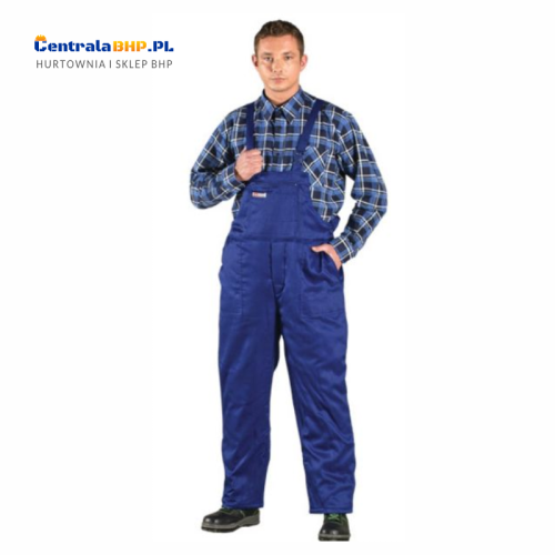 Spodnie Robocze Ogrodniczki Ocieplane Męskie SMO PLUS Reis Niebieskie.png