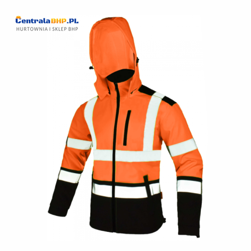 Kurtka robocza softshell męska odblaskowa ochronna ostrzegawcza SOFTREF ArtMaster pomarańczowa.png